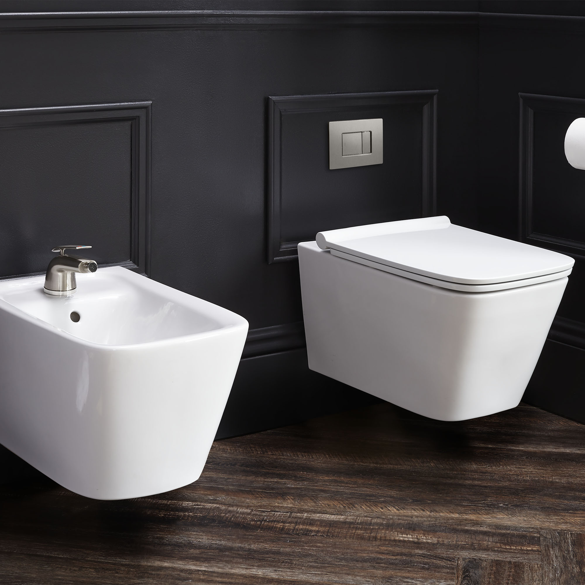 DXV Modulus Wall Hung Elongated Toilet Bowl with Seat